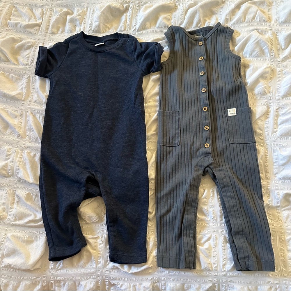 Set of 2 Little Boys Outfits Size 12 Months